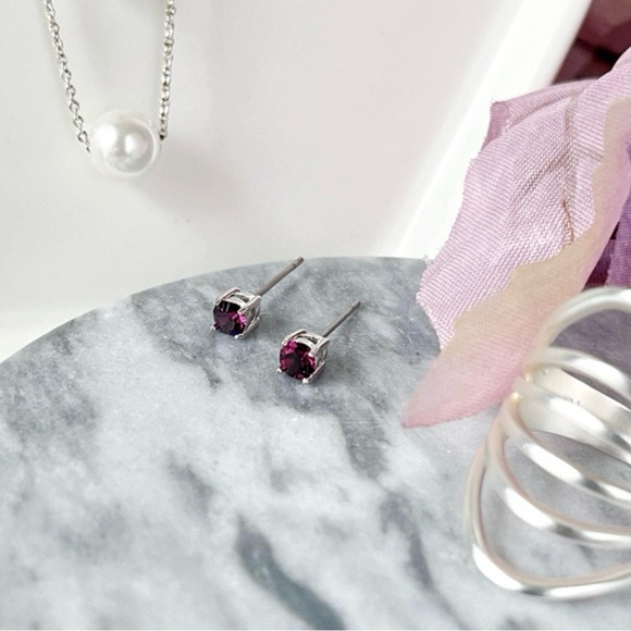 Park Lane Micro Amethyst Earrings & Necklace Set! BNIB!! HTF!!! - Picture 7 of 9